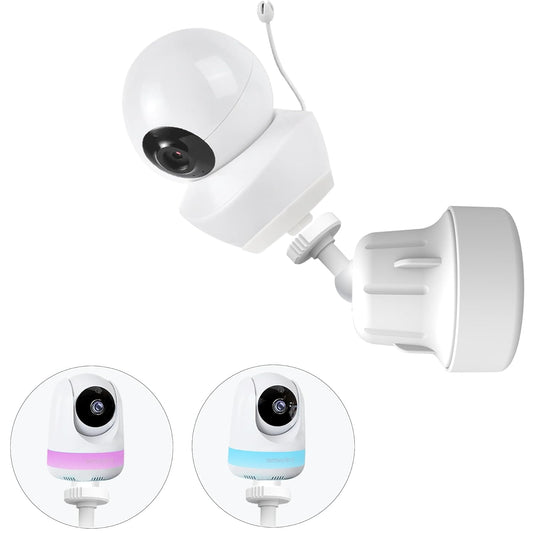 Flexible Baby Monitor Mount Stand Compatible with Babysense Max View V43/HD S2/V24R/PRISMA Baby Camera and Other with 1/4" Threaded Hole Camera, Adjustable Baby Monitor Wall Mount Stand Holder