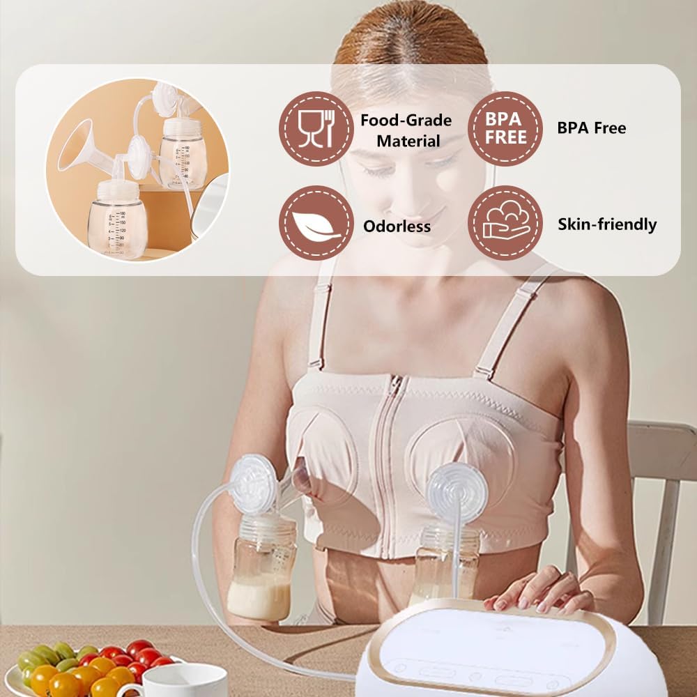 14pack Breast Pump Replacement Parts for Spectra S2, S1, 9 Plus, Synergy Gold,for Spectra Breast Pump Accessories, Replace Duckbill Valves Tubes Backflow Protector Membrane