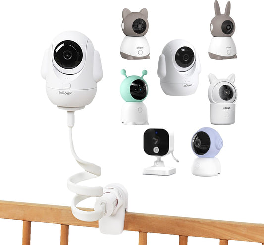 ieGeek Baby Monitor Mount Bracket for Baby 1T/4/5 Baby Camera Holder Holder with a 1/4” Screw,with 21.6" Flexible Gooseneck Arm