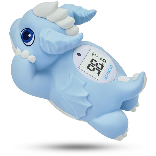Baby Bath Thermometer – Floating Bathtub Thermometer for Newborn – Accurate Water Temperature Sensor in Fahrenheit & Celsius – Safe Bath Toy for Infants