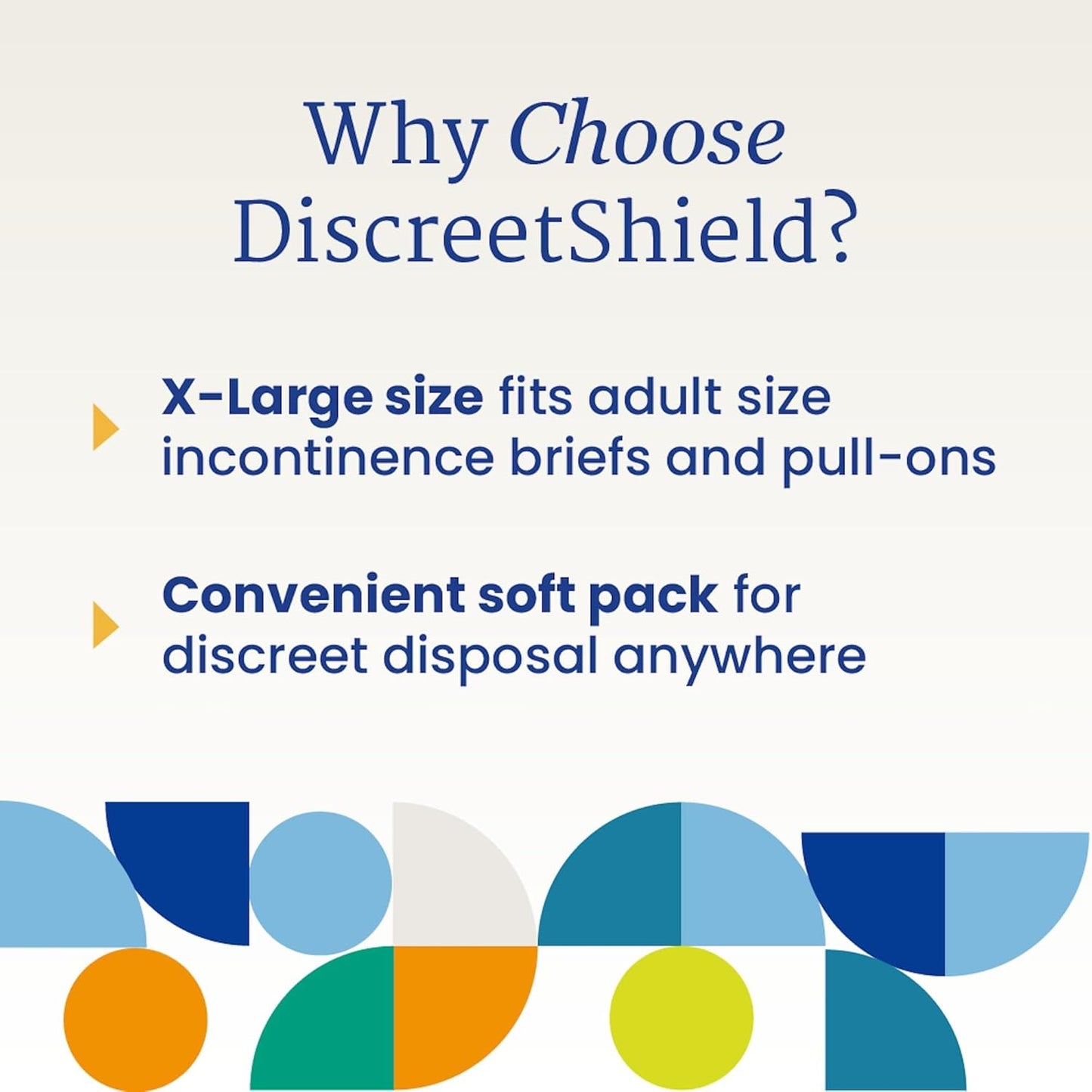 NorthShore DiscreetShield Disposal Bags, 150 Count (6 Packs of 25)