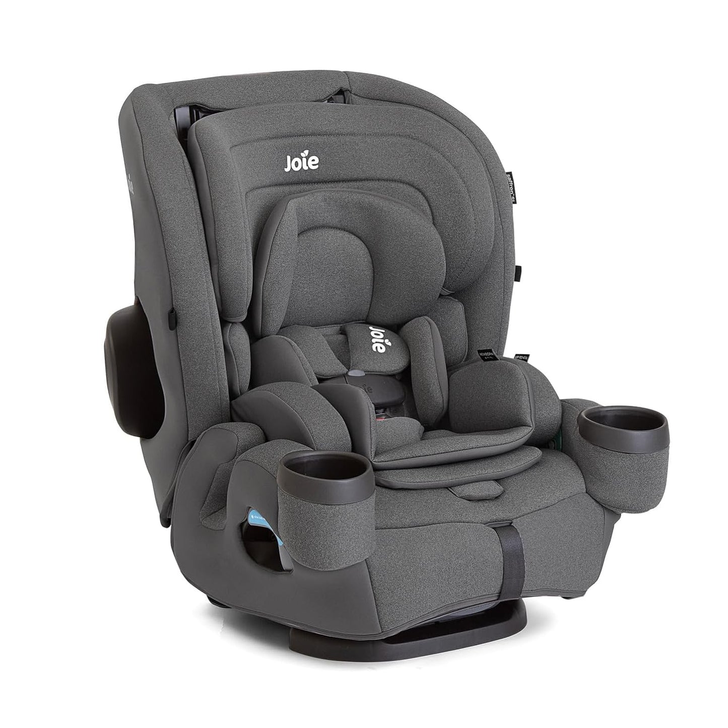 Joie Saffron SI 4-in-1 Car Seat – Car Seat for Infants to Toddlers to Big Kids - 4 Modes, 10-Position No-Rethread Headrest & Harness (Thunder)