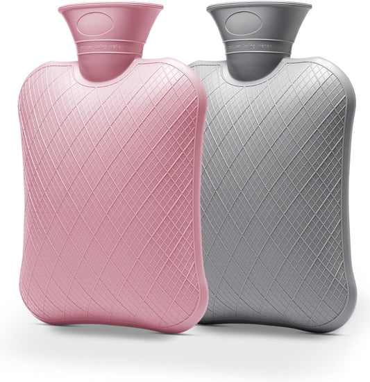 Hot Water Bottle (2L Pink + 2L Grey)
