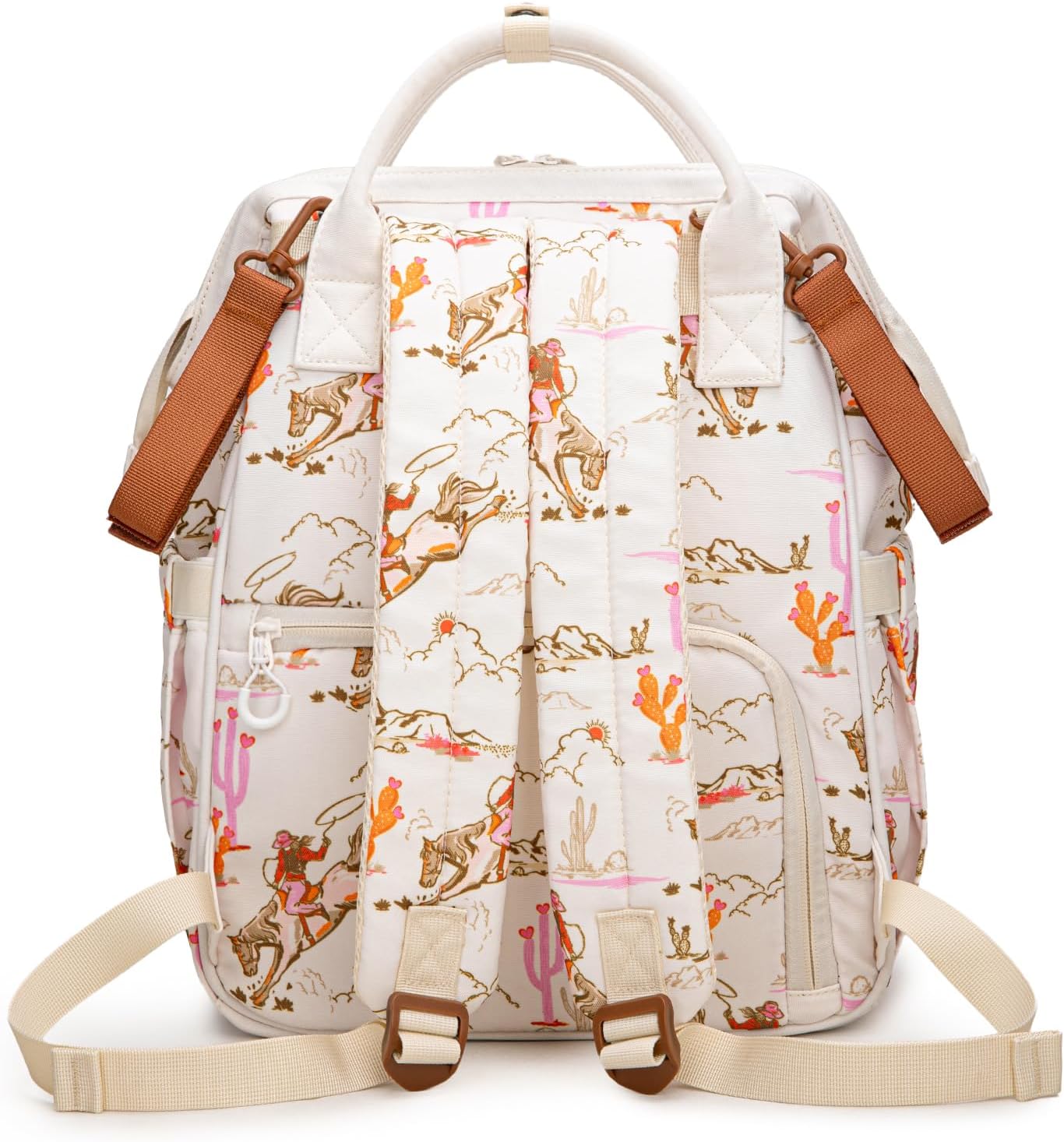 Montana West Wrangler Diaper Bag Backpacks Western Backpack Purses Multi-function Baby Bags for Mom with Waterproof Changing Pad & Pacifier Case