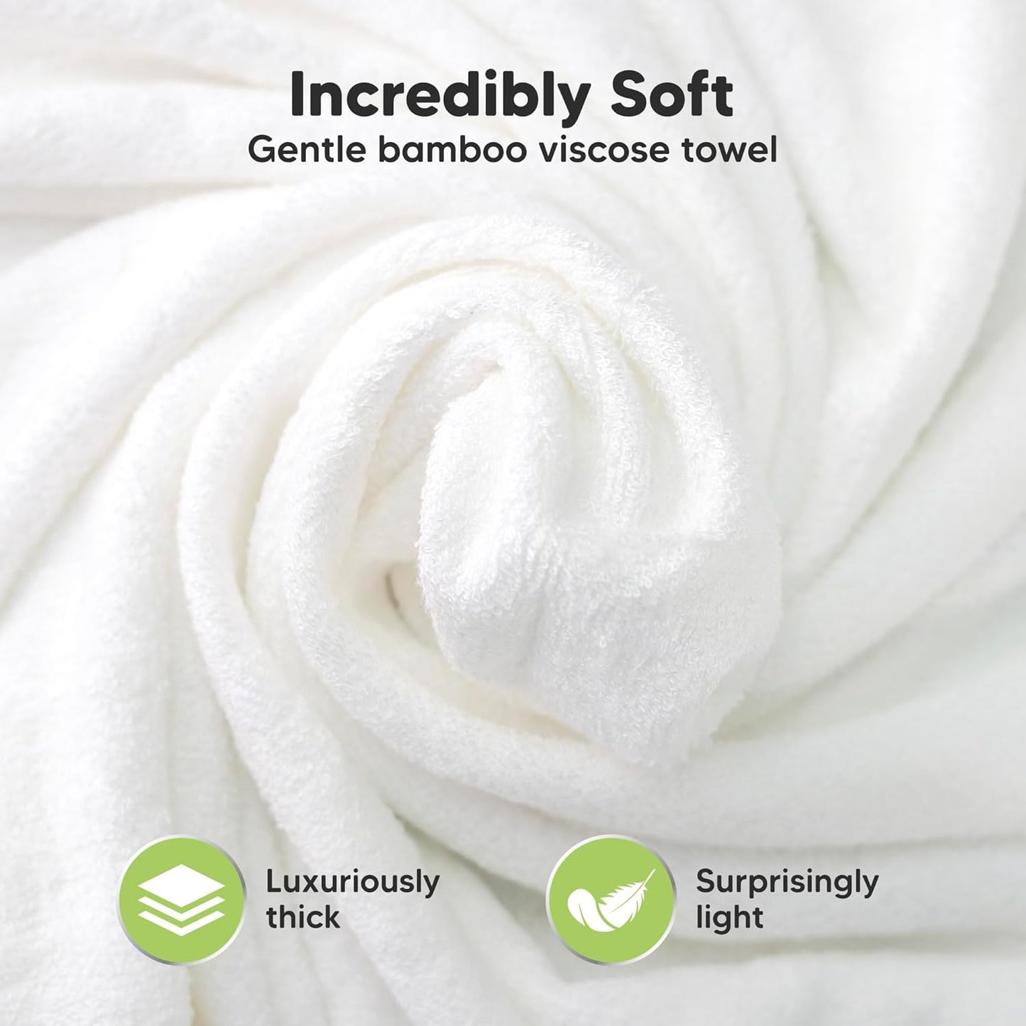 KeaBabies Hooded Baby Towel for Newborn - Viscose Derived from Bamboo Large Baby Bath Towels with Hood for Boys, Girls, Toddler, Extra Absorbent & Soft Newborn Bath Essentials (Dinos, Petite)