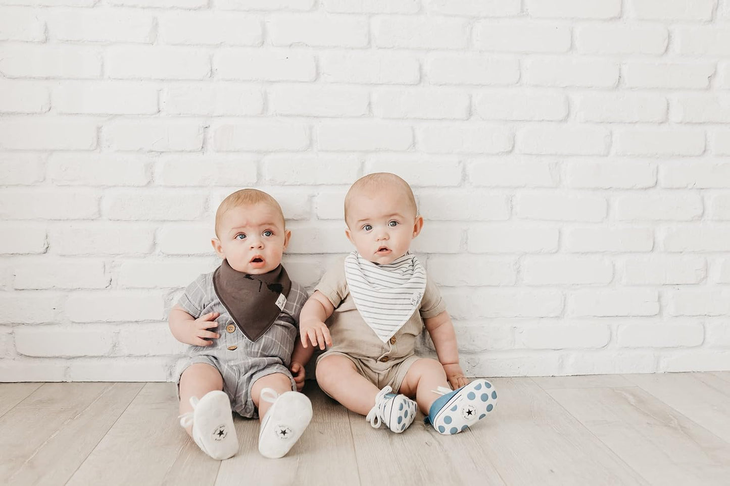 Copper Pearl 4 Pack Soft Cotton Baby Bibs for Drooling and Teething, Absorbent Drool Bibs for Baby Girl and Boy, Adjustable to Fit Newborns to Toddlers, Tons of Styles (Ace)