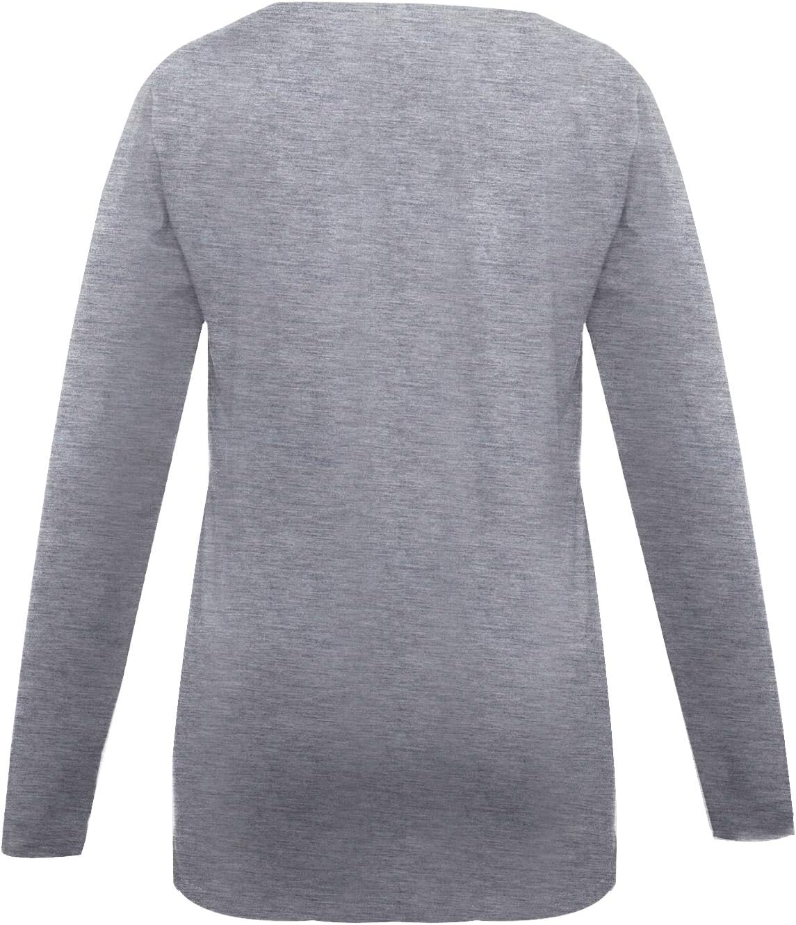 Smallshow Women's Maternity Nursing Tops Comfy Long Sleeve Breastfeeding T-Shirt