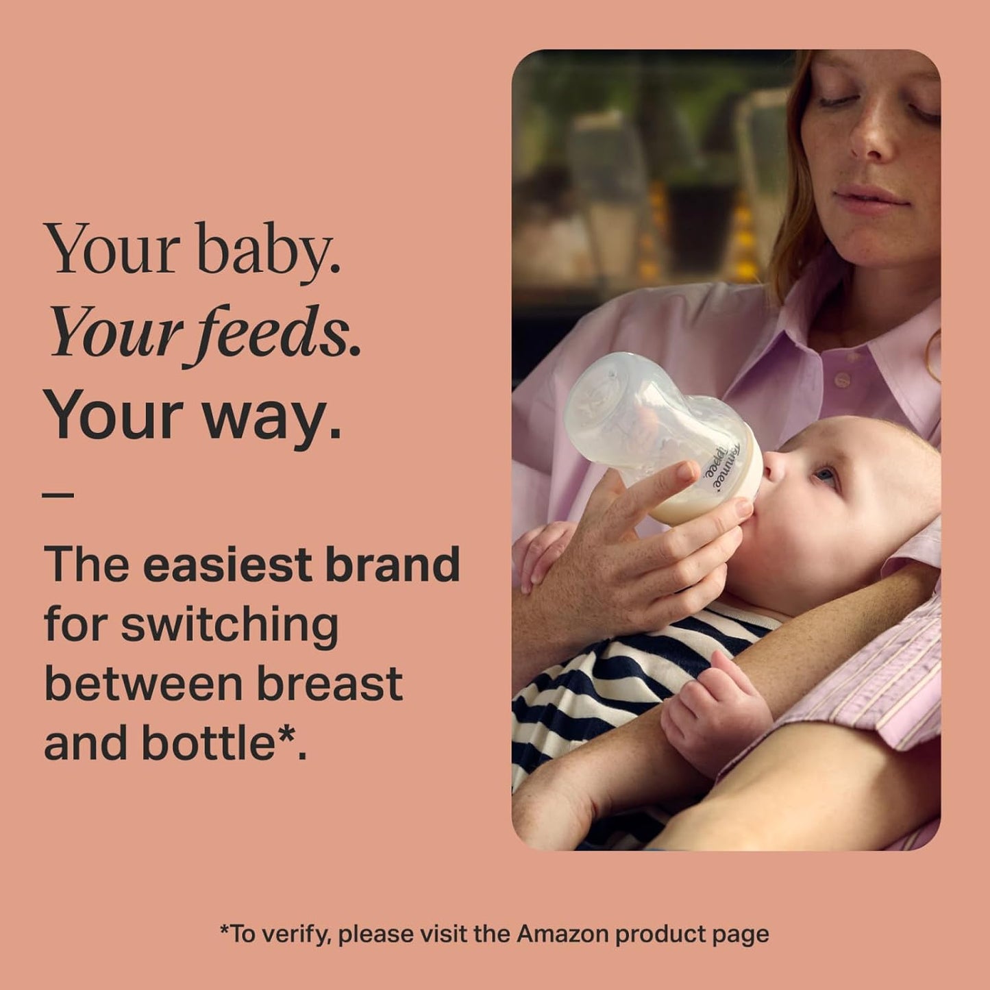 Tommee Tippee Natural Start Baby's First Bottle and Pacifier 8 Piece Set, 2 x 5oz and 2 x 9oz Anti-Colic BPA Free Bottles, 2 Extra Slow and Medium Flow Nipples, 2, 0-6 Month Pacifiers, Clear