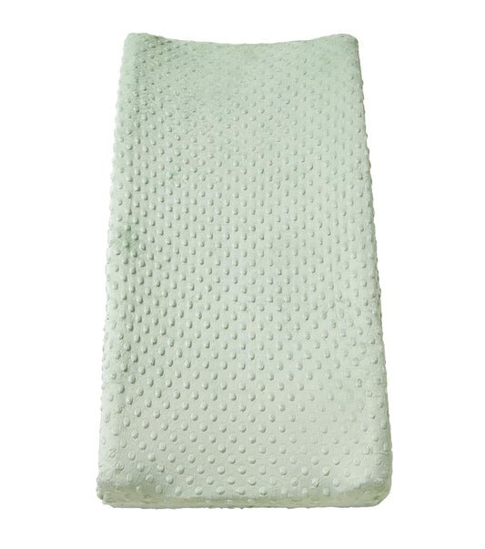 Changing Pad Cover Super Soft Dots Skin-Friendly Breathable Wipeable Changing Table Sheets for Baby Boy and Baby Girl （Bay）