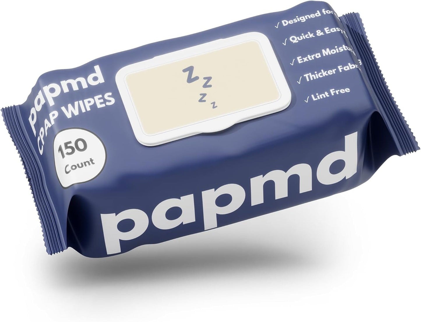 Unscented CPAP Wipes, 150-Pack Travel Wipes, Thick Lint-Free Fabric for Mask, Tube & CPAP Machines, Enhanced Moisture & Easy Pull Design