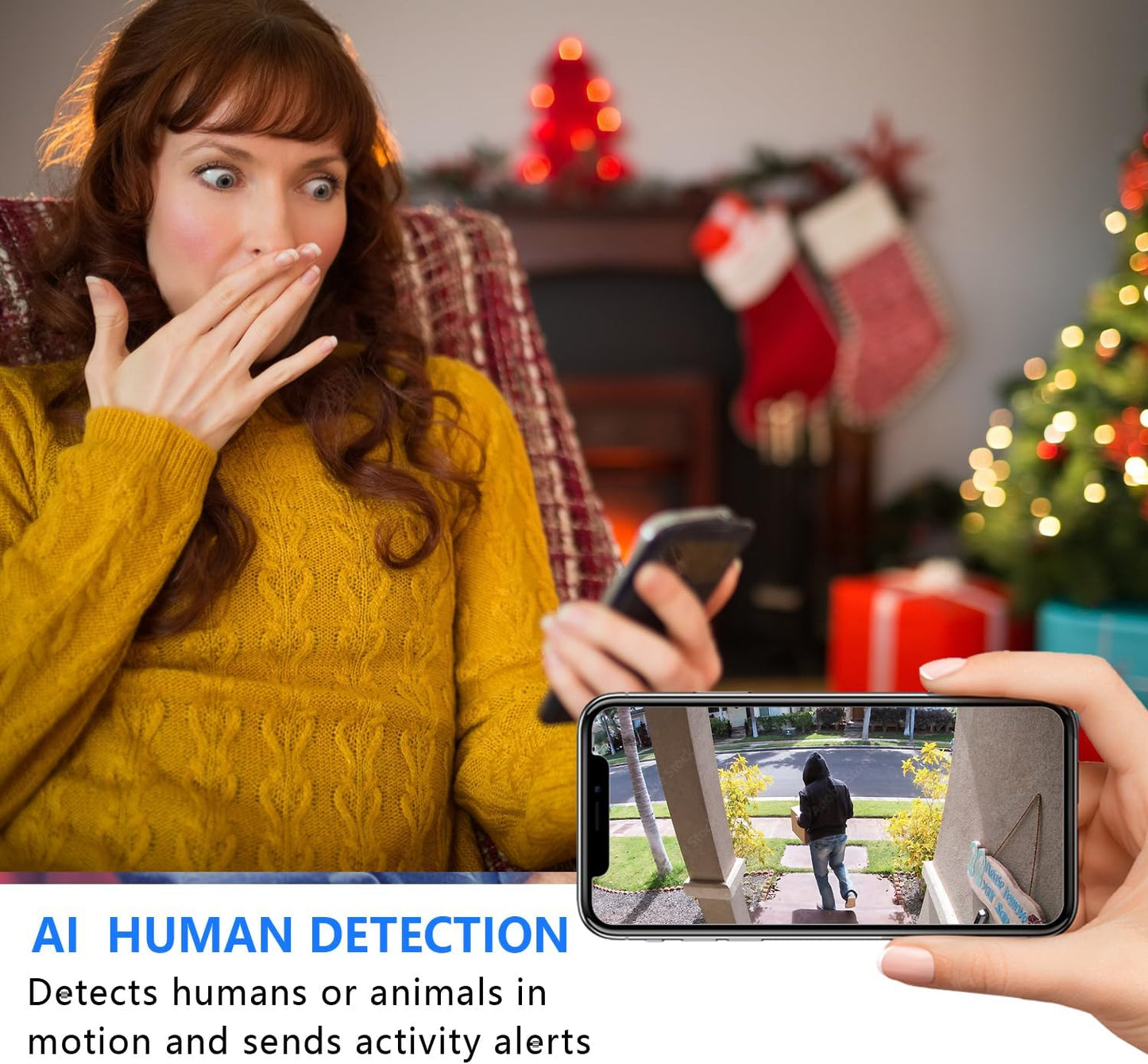 Smallest Wireless WiFi Battery Camera,HD1080P Remote Camera,Portable Video Recording Live Feed,Baby Monitor,Nanny Cam with Night Vision,Motion Detection,Cloud Storage for Security with iOS AndroidAPP