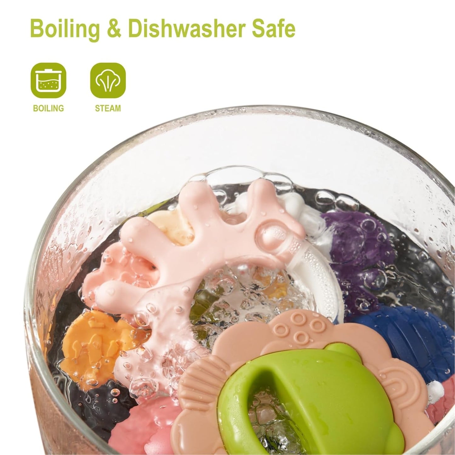 Baby Rattles TeetherToys for Babies 3-6 Months, Infant Toys 6-12 Months, Baby Gift Teething Toy