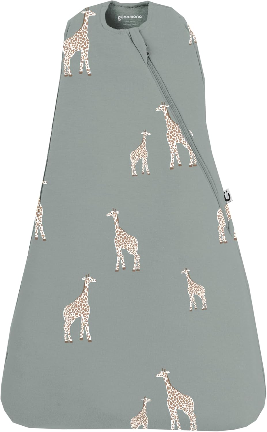 GUNAMUNA Swaddle Wrap for Newborns – Arms In or Out, Easy Diaper Changes with WONDERZiP, Soft Sleep Sack, 2.5 TOG