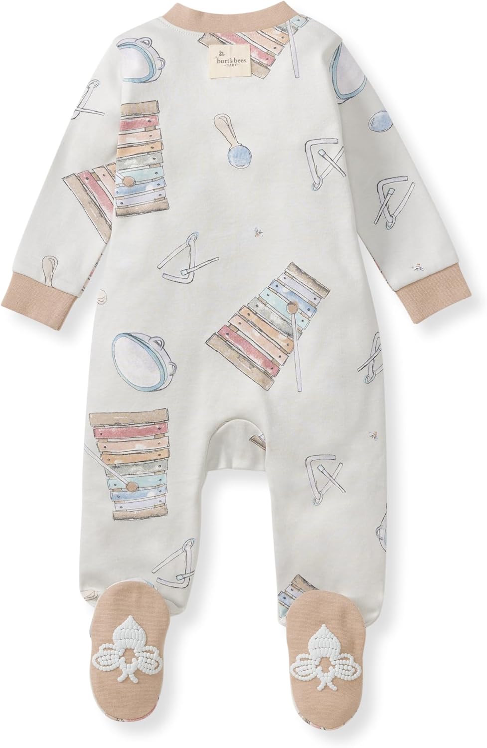 Burt’s Bees Baby Boys' One-Piece Sleep and Play 100% Organic Cotton PJs