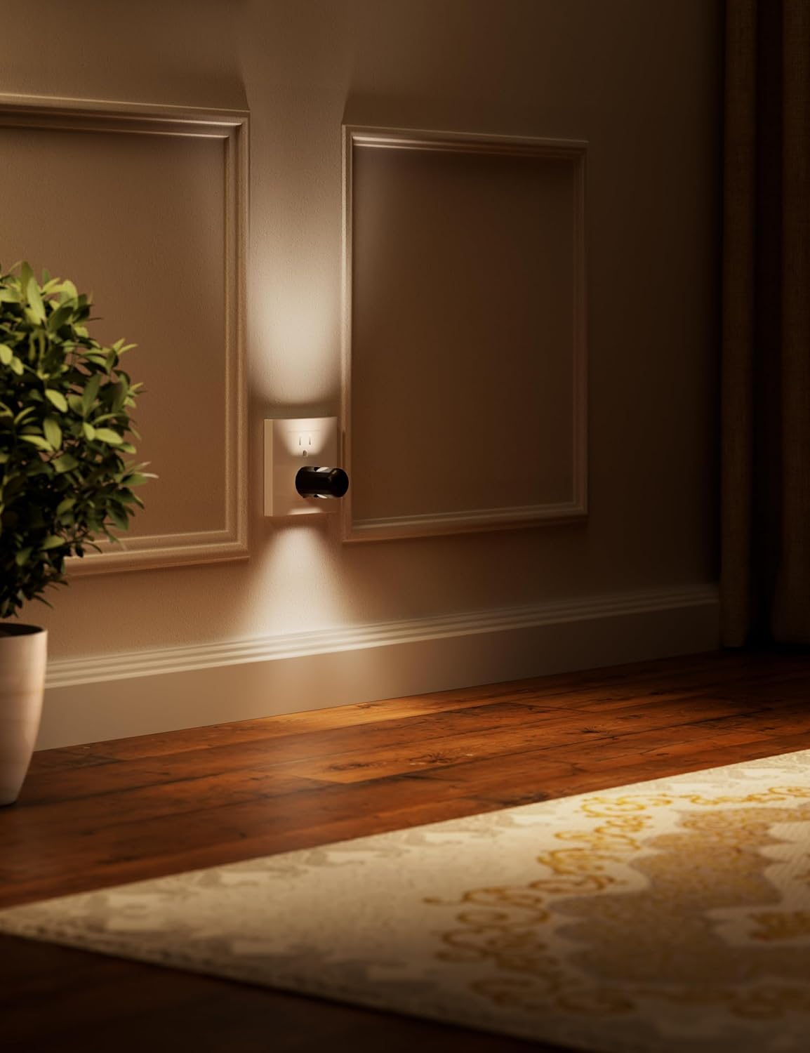 6 Pack LED Night Lights with Dusk to Dawn Sensor, 3000K Soft White, Plug in Wall Night Lights for Kids, Kitchen, Hallway, Bathroom, Bedroom,Non-Dimmable