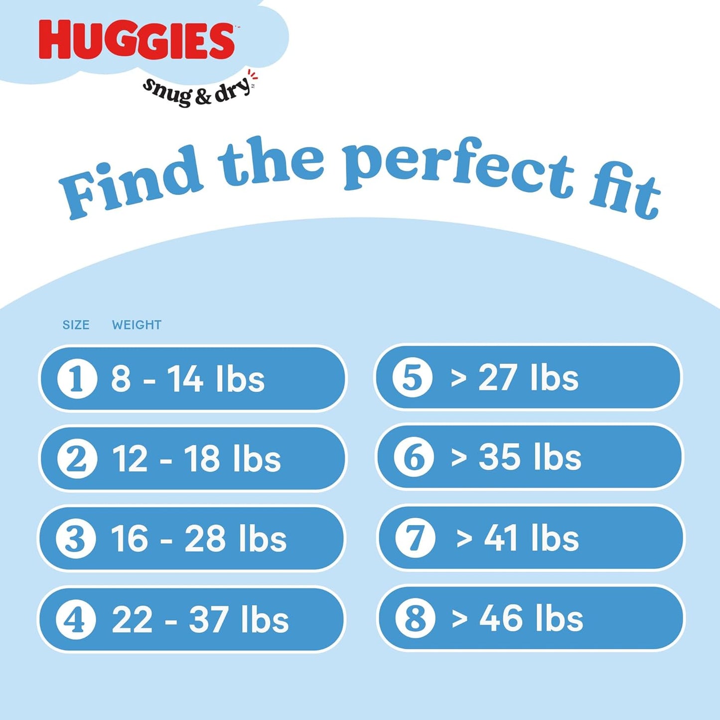 Huggies Size 6 Diapers, Snug & Dry Baby Diapers, Size 6 (35+ lbs), 21 Count, Packaging May Vary