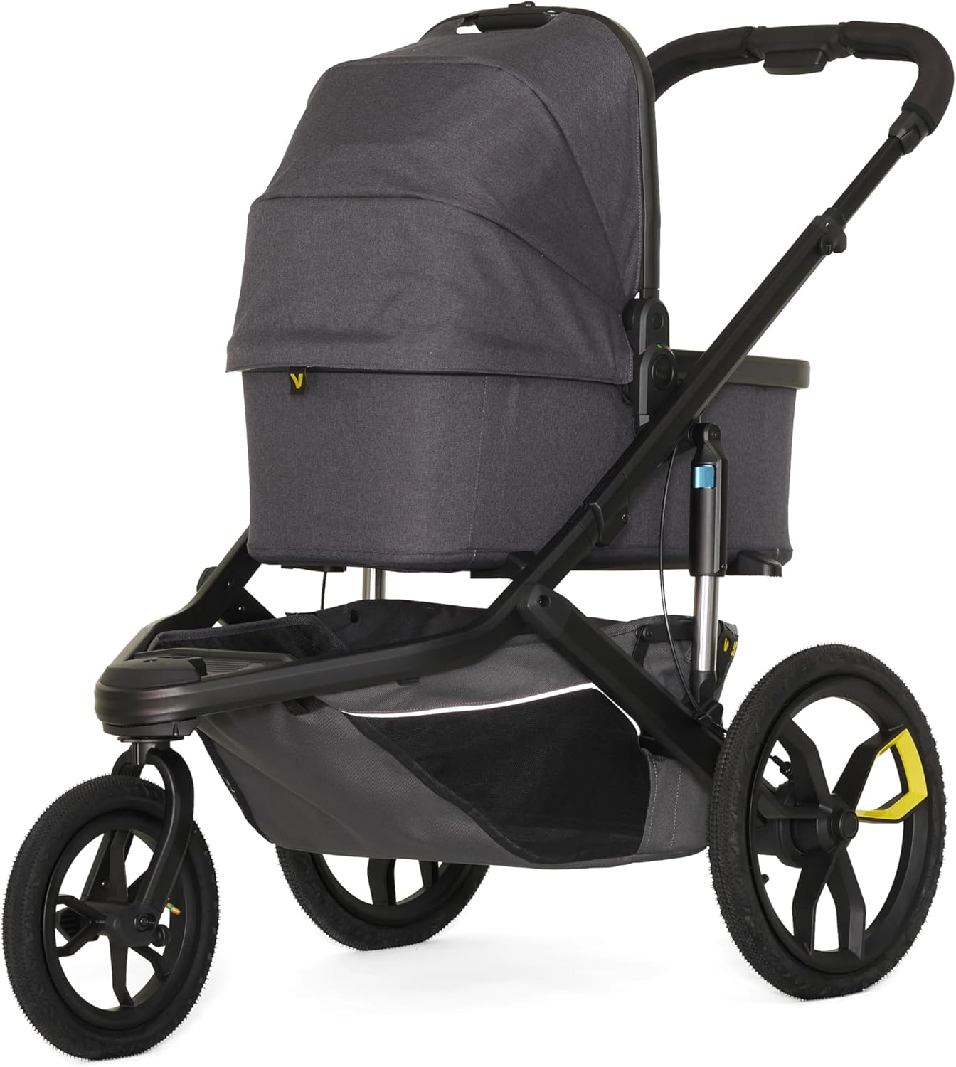 Veer Switch&Jog Jogging Stroller with Neoprene Grips | 3 Wheel All-Terrain Jogger Stroller with Switchback Seat | Shock Absorbing, Durable, Maneuverable, Collapsible