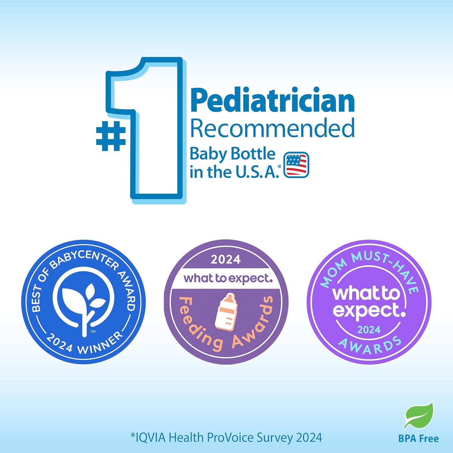 Dr. Brown's Natural Flow Anti-Colic Options+ Narrow Baby Bottle, Bear & Owl, 8 oz/250 mL, with Level 1 Slow Flow Nipple, BPA Free, 0m+, 2-Pack