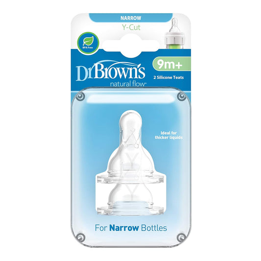 DR BROWN Y Cut Teats 2 Count Wide Neck