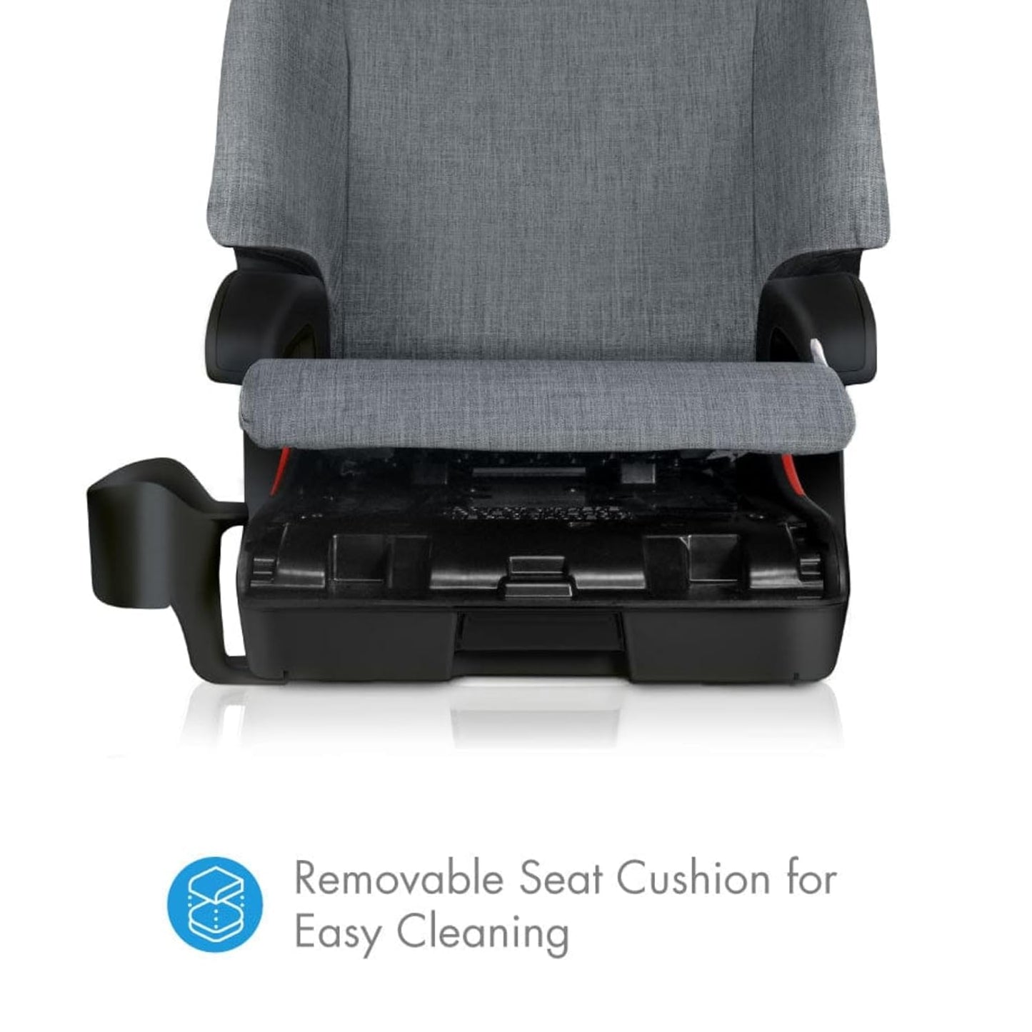 Clek Oobr High Back Booster Seat with Adjustable Headrest, Reclining Design, Latch System, and Retardant-Free Fabric (Vintage Ziip)