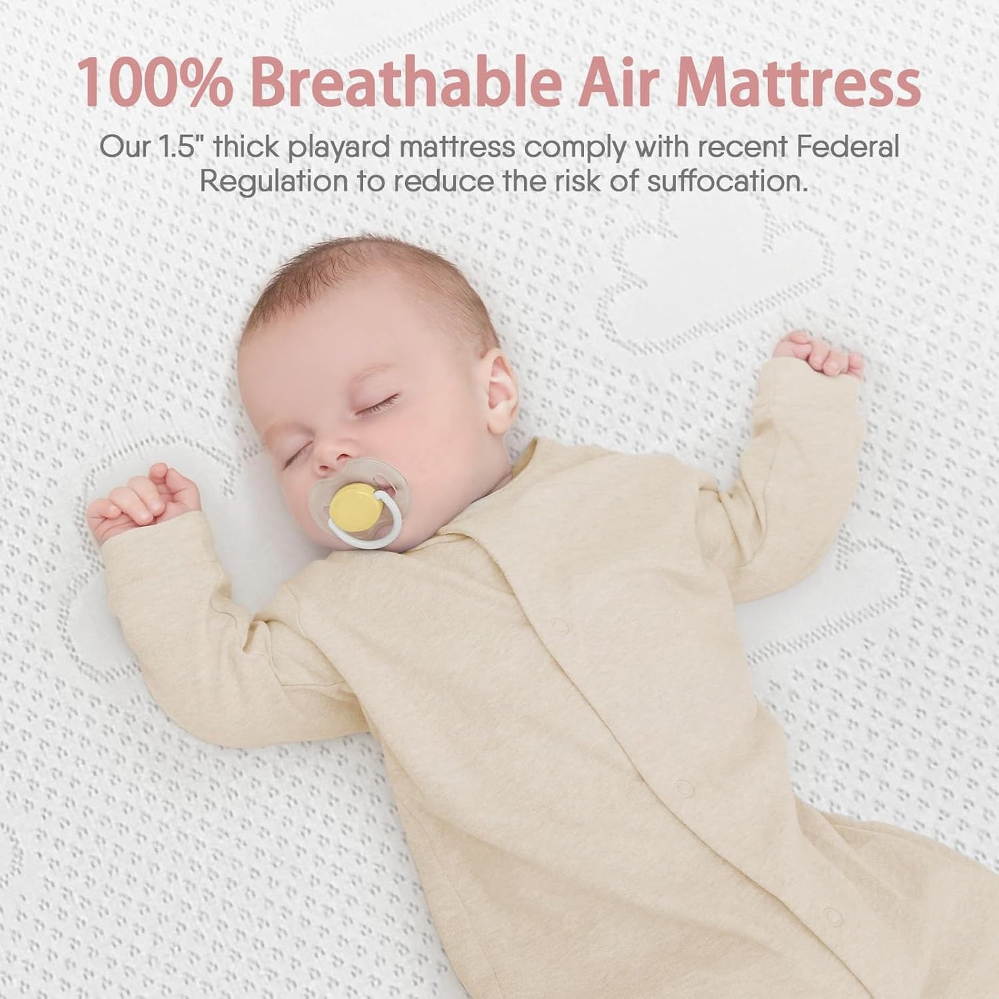 33x20x1.5 Breathable Crib Mattress Protector, Gel Memory Foam Toddler Mattress, Portable Crib Mattress Cover with Sheet for Mini Cribs & Baby Bassinet (Pink)