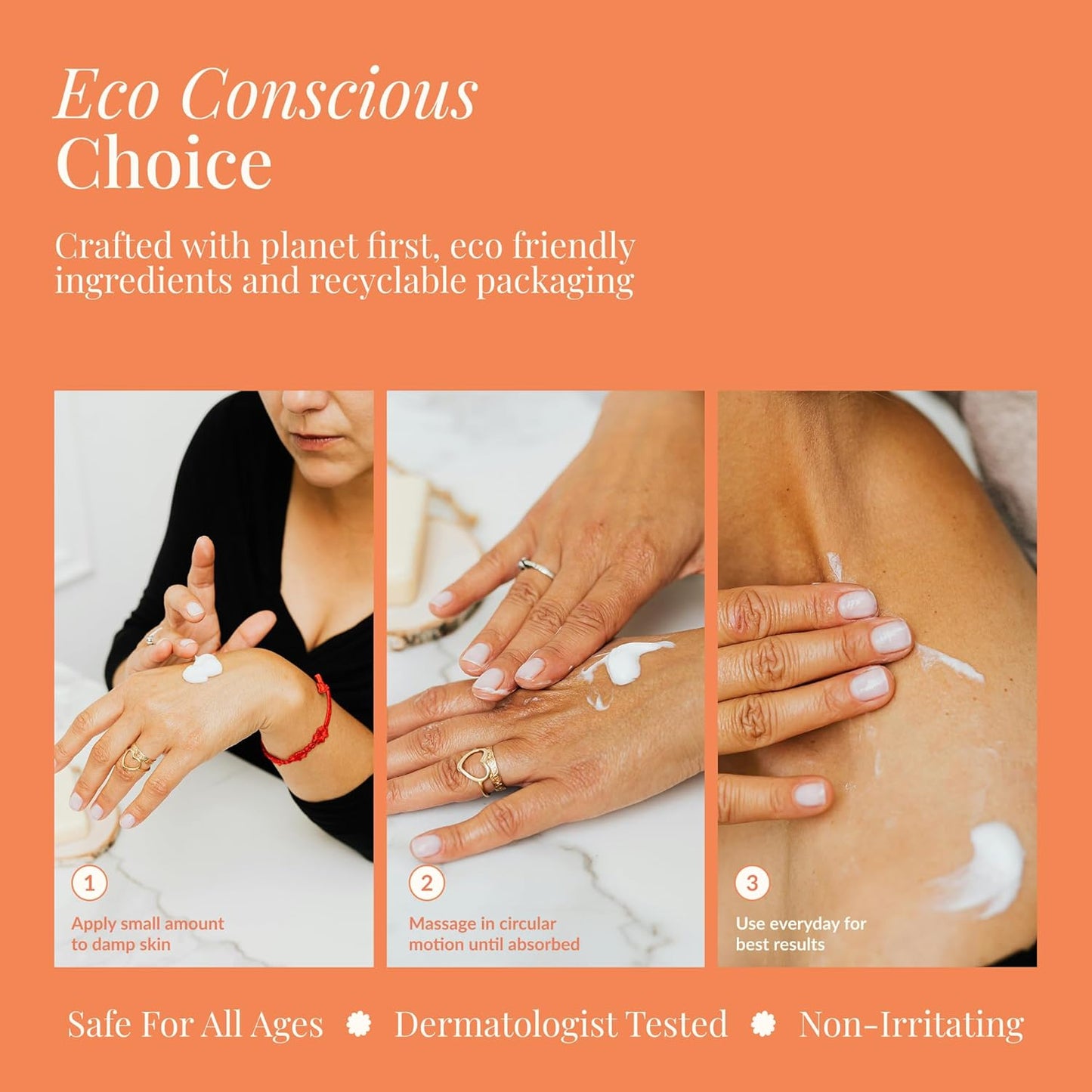 Refreshing Citrus Hand & Body Lotion with Shea Butter, Jojoba & Olive Oil – Natural Moisturizer, Non-Greasy, 8 fl oz Gentle - Hydrating for Dry & Delicate Skin - Family-Friendly & Vegan