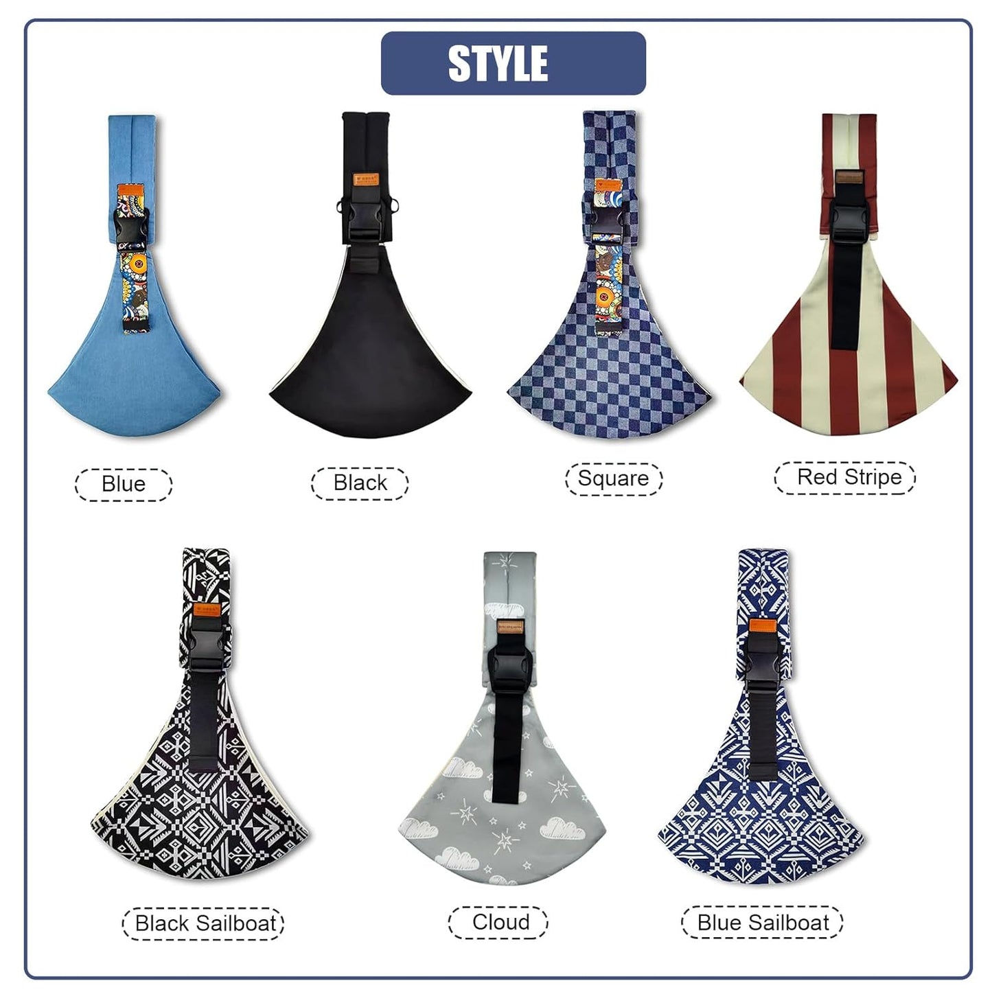 Baby Sling Carrier,Baby Sling,Toddler Carrier,Adjustable and Non-Slip Hip Seat Carriers Carrying 10-30 lbs(Square)