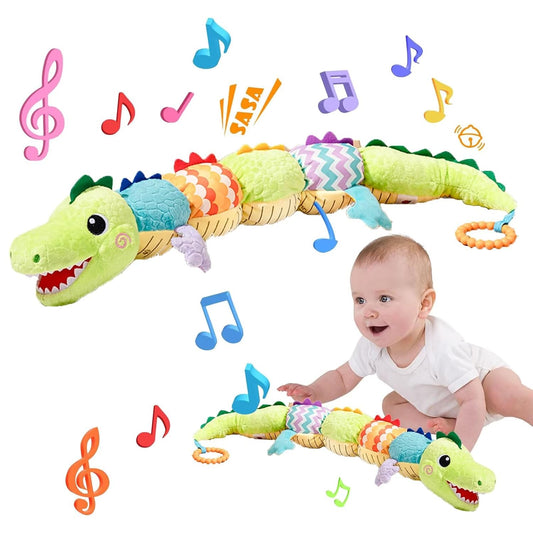 Pau1Hami1ton Baby Toys 3-6-12 Months Musical Plush Caterpillar Toy,Newborn Toys with Crinkle and Rattles,Baby Sensory Toys,Newborn Boy Girl Gifts.