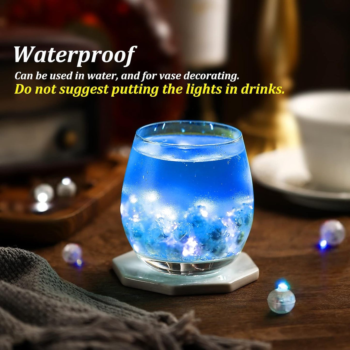 ZGWJ 100PCs Flash Mini Led Lights for Paper Lantern, Blue Led Balloons Light up Balloons for Neon Party Lights Easter Eggs Christmas Halloween Birthday Party Wedding Decoration