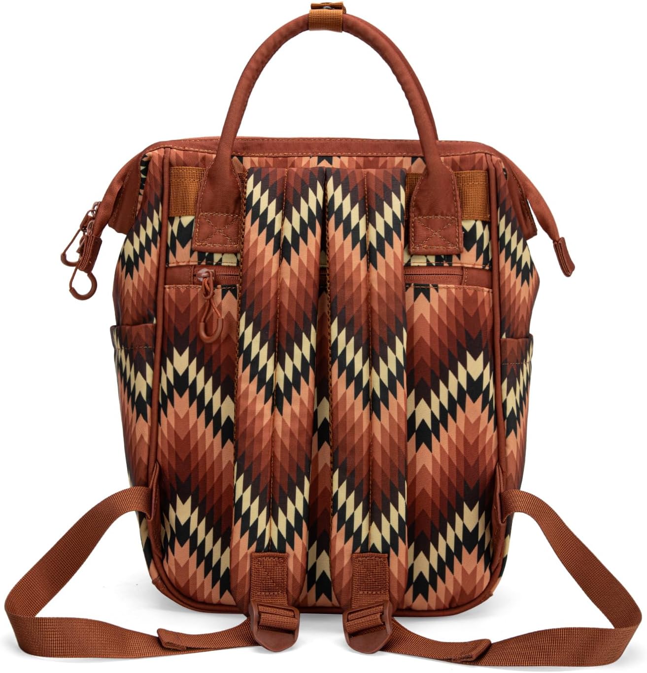 Montana West Wrangler Aztec Callie Diaper Bag Backpack with Stroller Straps Multifunction Baby Travel Bag WG2211-9110BR