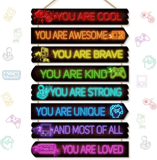 Room Decor for Boys Teens, Kids Room Decor, inspirational wall decoration, Kids Bedroom Decorations,Teen Bedroom Deco(Game)