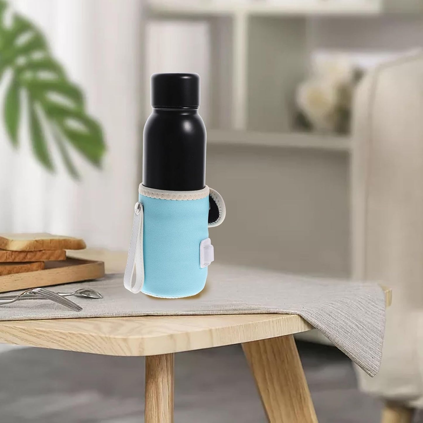 Amosfun Portable USB Bottle Warmer for Home and Travel - Portable Feeding Bottle Heater Water Warmer Outdoor Milk Bottle Warmer