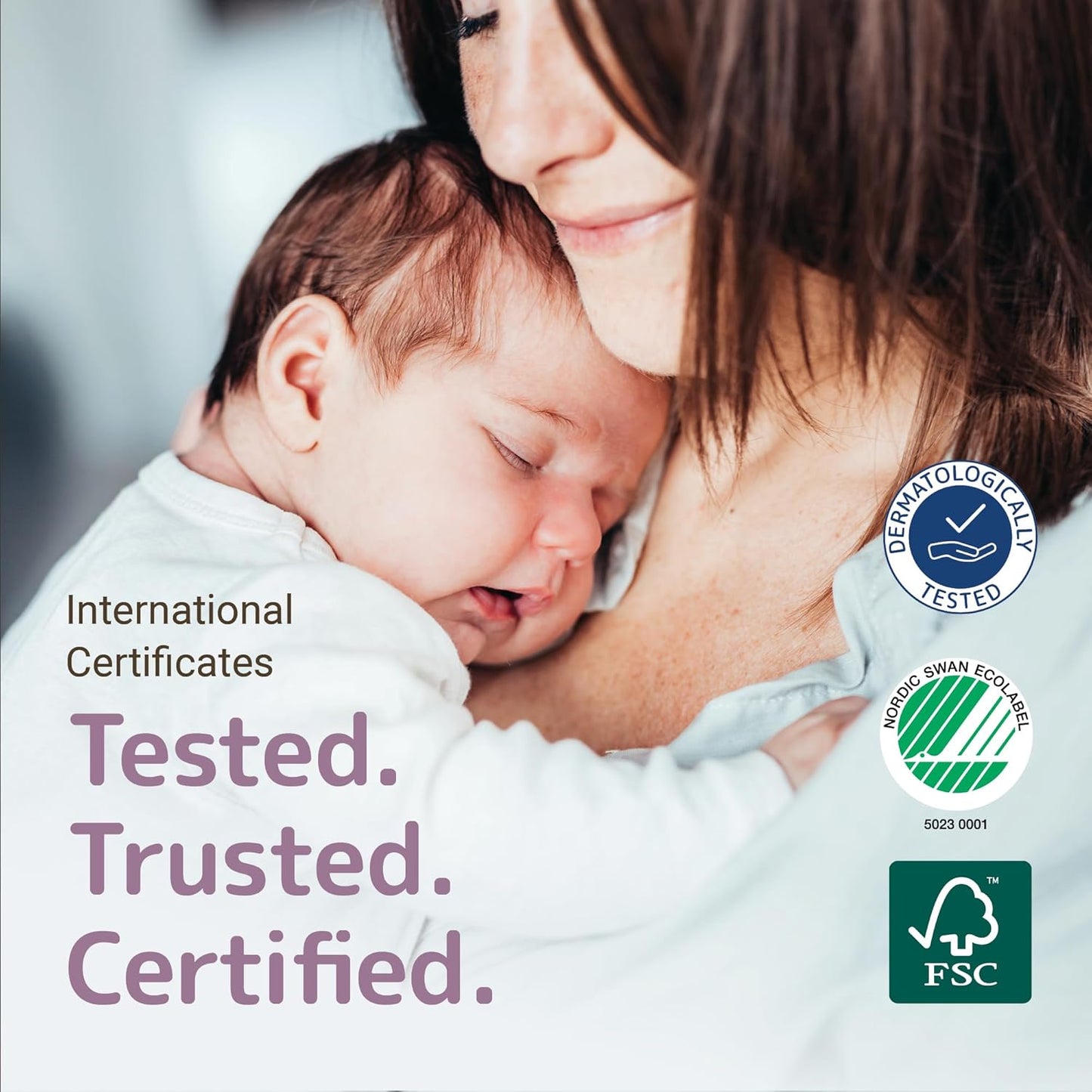 Bambo Nature Hypoallergenic Dream Baby Diapers, Premium Eco-Labeled Sustainable Diapers, Enhanced Leakage Protection, Totally Chlorine-free, Skin Friendly, and Super Absorbent - Size 1 (432 Count)