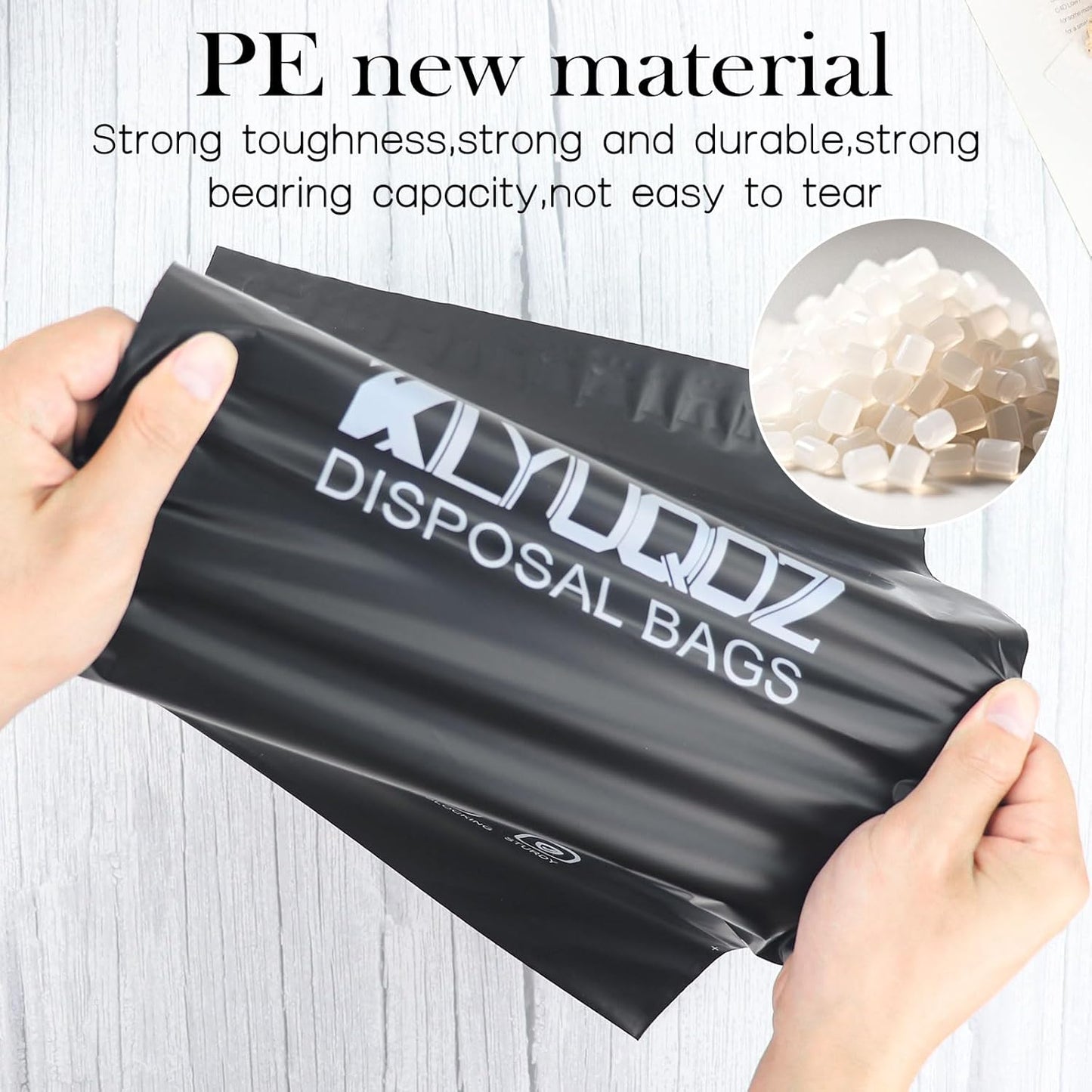 Adult Diaper Disposal Plastic Bags for Adult Catheter Bags Disposal,Self-Adhesive Strips to Seal in Odours,Waterproof and Leak-Proof,Suitable for Elderly Nappy Care at Home and Travel (50)