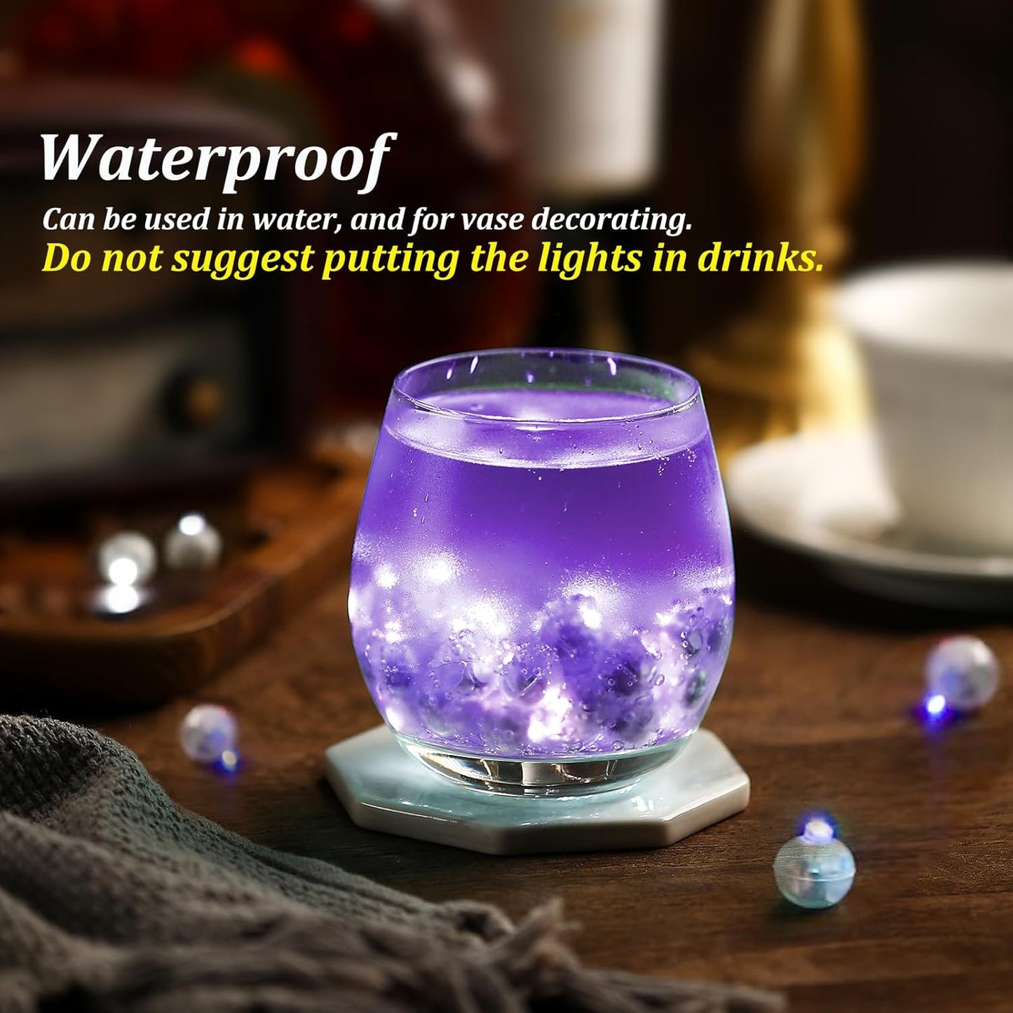 ZGWJ 100PCs Mini Led Lights,Flash Led Balloons Light up Balloons for Party Decorations Neon Party Lights for Paper Lantern Easter Eggs Birthday Party Wedding Halloween Christmas Decoration, Purple