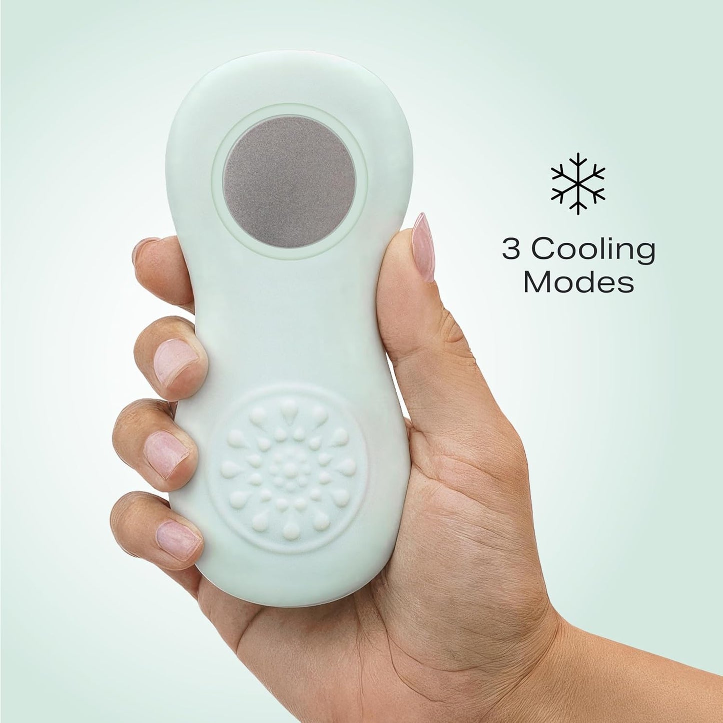 Zomee Cooling Lactation Massager 2-1 Breastfeeding Relief for Engorgement & Clogged Ducts, Vibration & Cooling Therapy, Portable, Rechargeable, BPA-Free for Nursing Moms