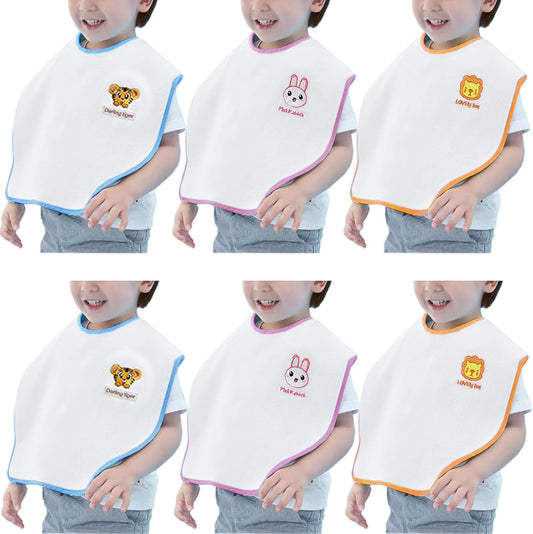 Bibs,Extra large bibs for Toddlers, Towel Bibs,Waterproof and super absorbent.