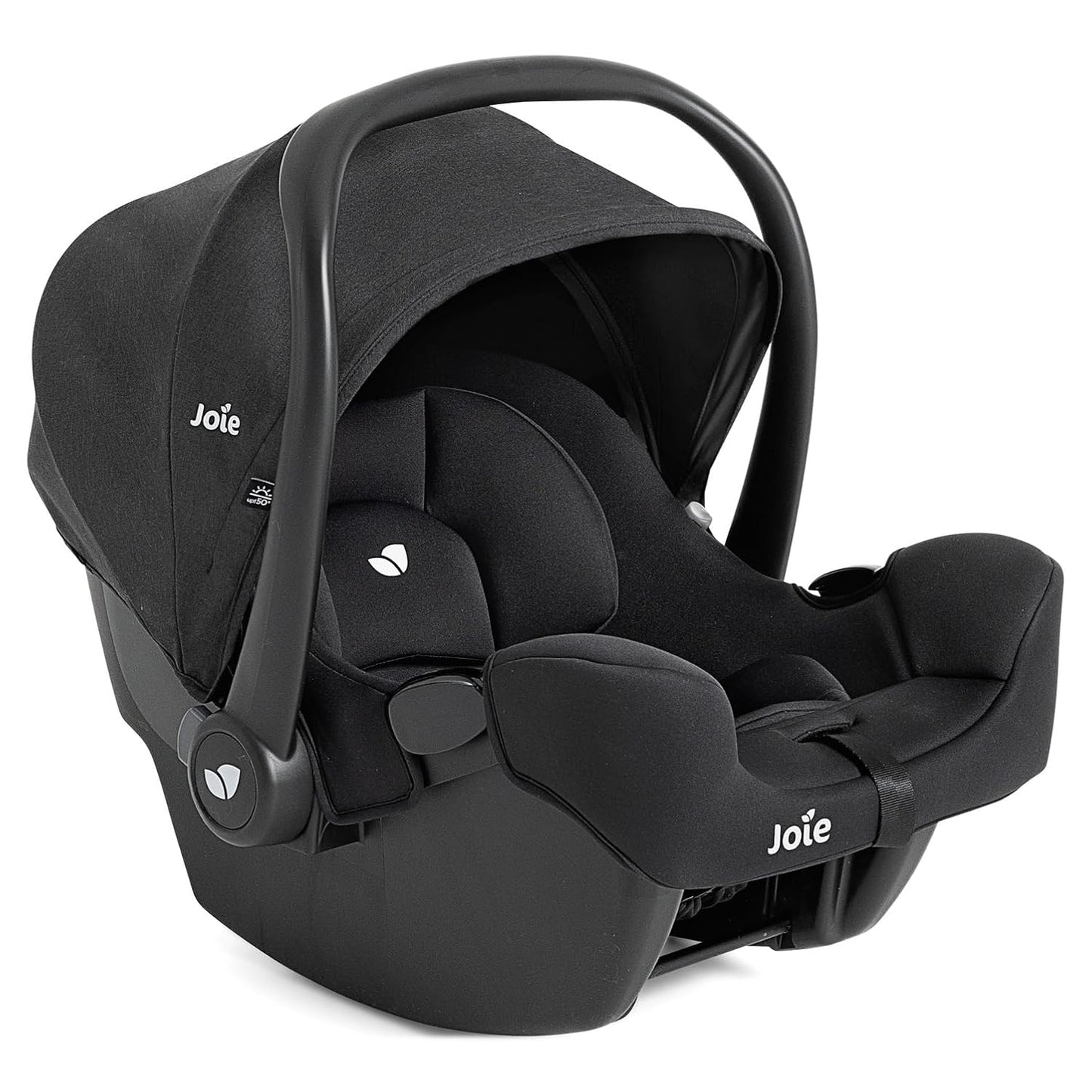 Joie, Kava and Rue Travel System - 3-in-1 Stroller, Lightweight Infant Car Seat & Anti-Rebound Base, All-Wheel Suspension, Reversible Seat (Shale)
