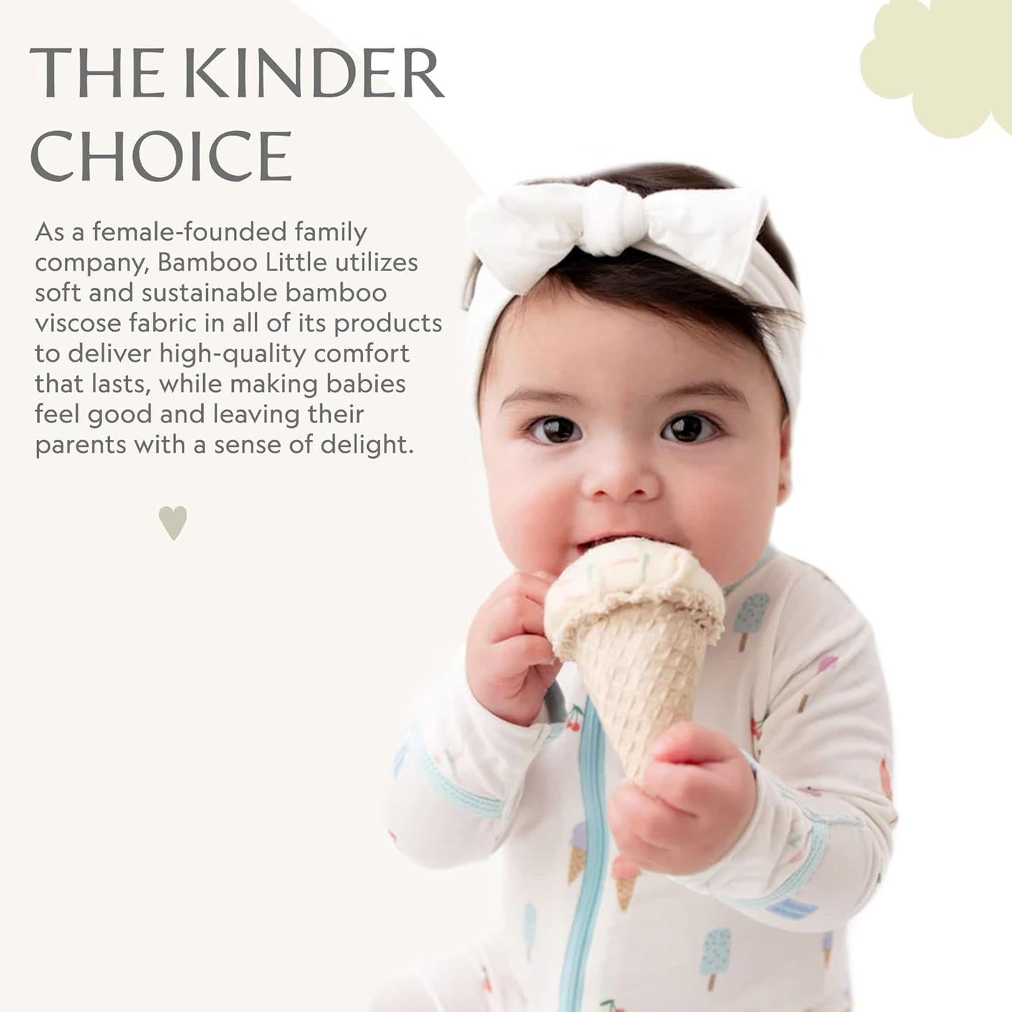Bamboo Little Soft Baby Footie Pajamas, Baby Clothes, Newborn Sleepers, 95% Viscose and 5% Spandex, 0-24 Months
