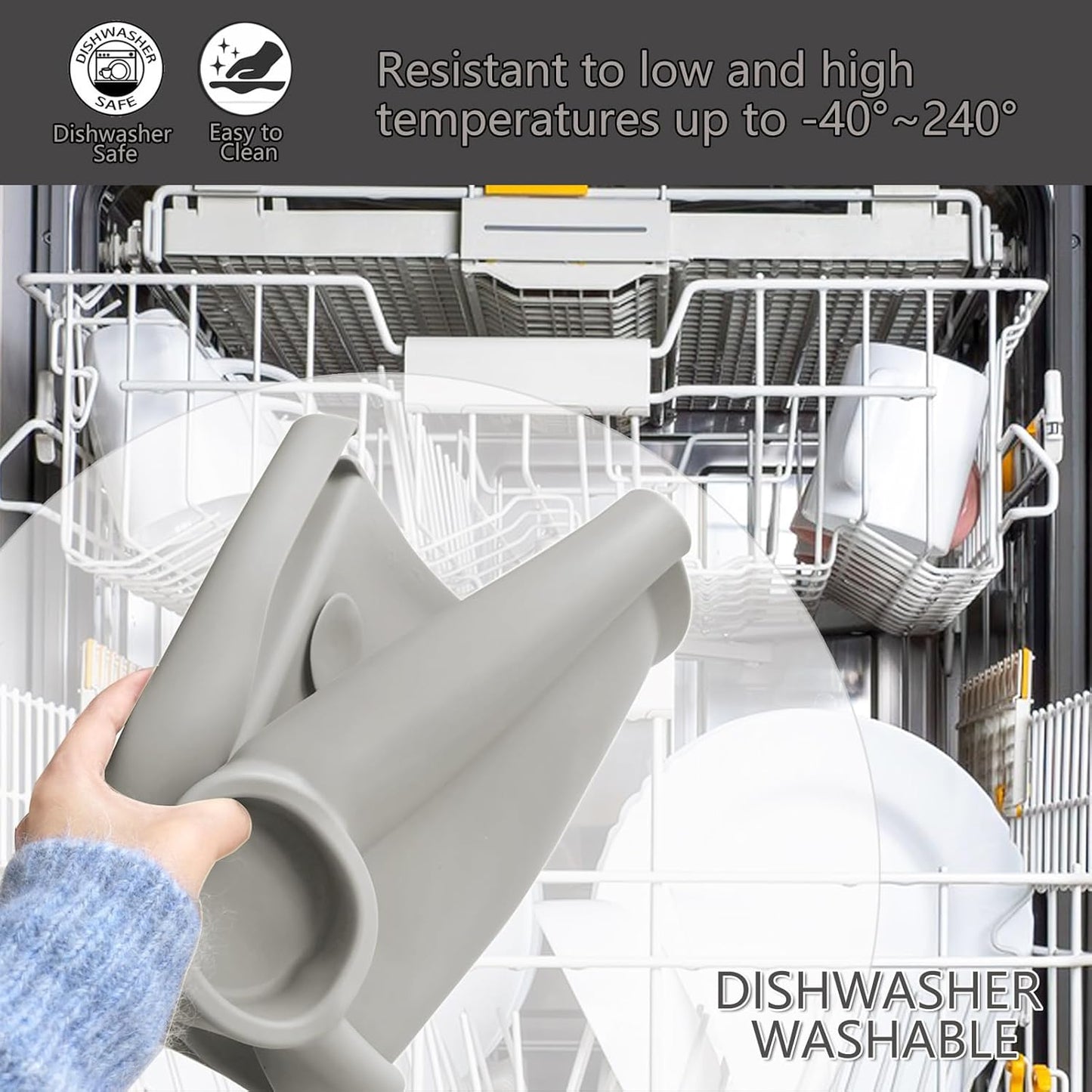 Silicone Baby Dining Tray Compatible with Inglesina Fast Table Chair and Hooked High Chair, Easy to Carry Set Up & Clean BPA-Free Great for Developing Your Baby's Independent Eating Skills - Gray