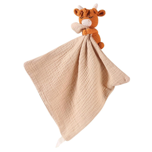 Lamb Luxury Snuggle Plush Animal Security Blanket Blanket Infant Nursery Character Blanket Luxury Snuggler Plush Baby Lovey Lamb