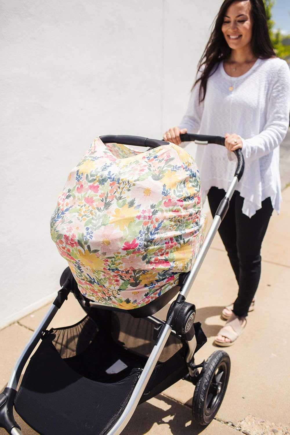 Lark Multi-Use Cover: Car Seat, Nursing & Stroller Cover - Stretchy Fabric, All-Season Use, Stylish Designs, Easy Access for Moms