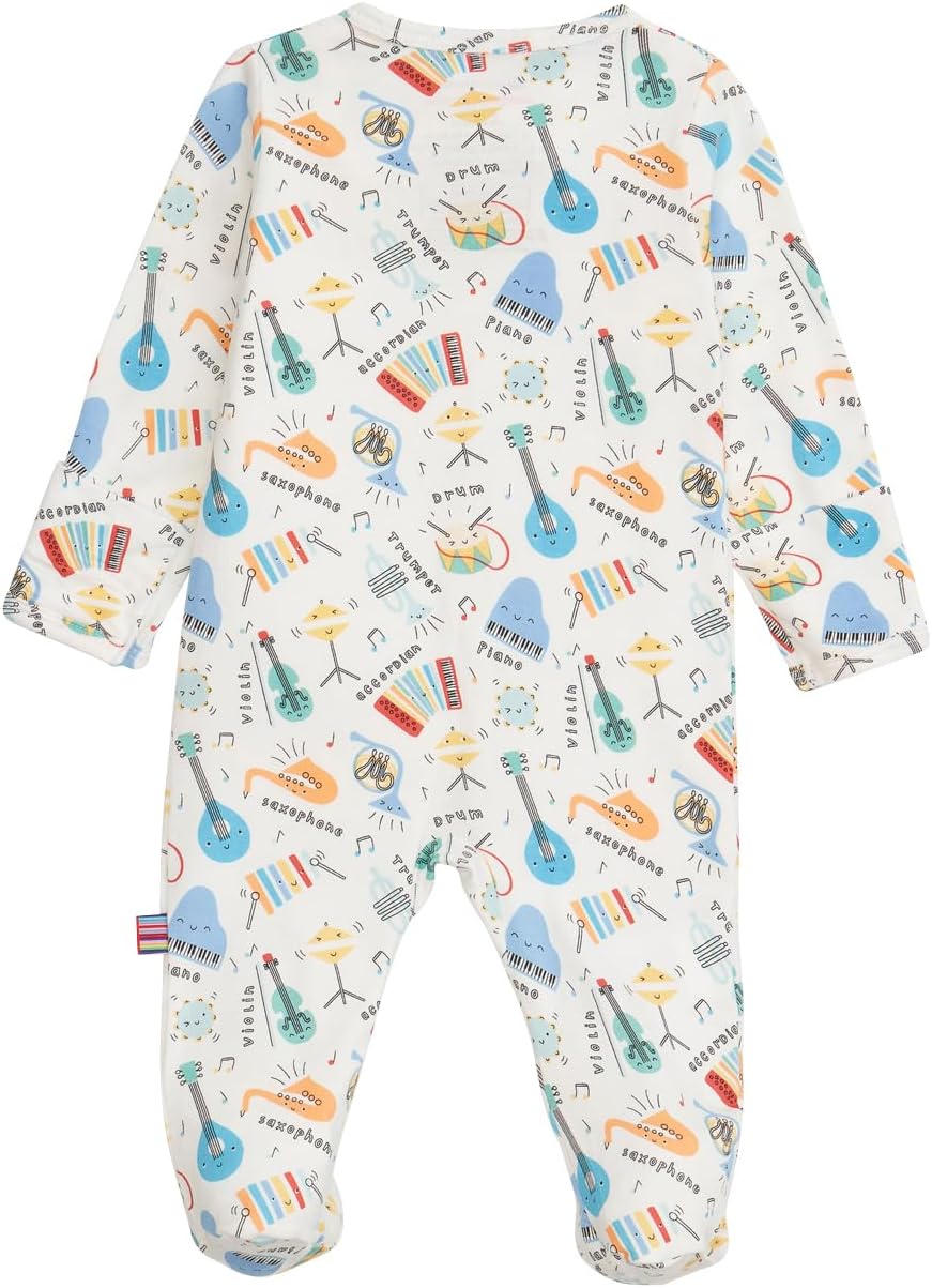 Magnetic Me Girls Modal Magnetic Baby Footie Pajamas | Silky Soft Modal Fabric | Baby Sleepers Available Sizes PRE - 24M
