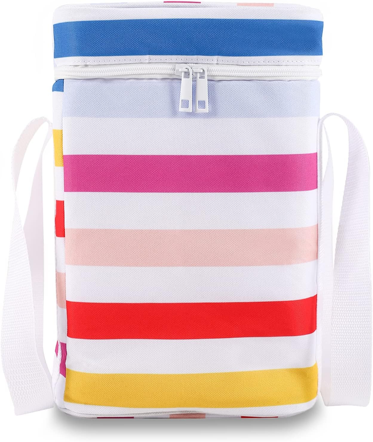 4 Bottle Wine Bag,Insulated&Leakproof Wine Cooler Bag,Wine Carrier Wine Tote Bag Wine Bottle Bag,Insulated Cooler Bag for Travel Picnic Beach Camping,Wine Gifts for Women Wine Lover,Wine Accessories