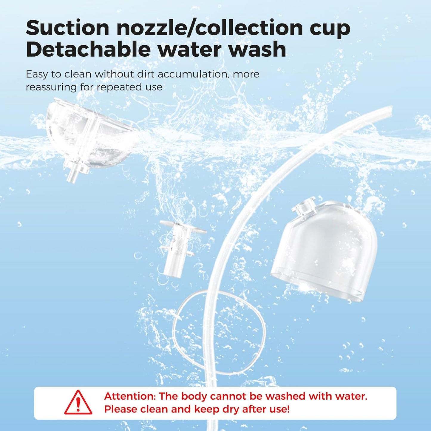 Nasal Aspirator for Baby, Baby Nose Sucker with 9 Suction Levels, Electric Nose Suction for Baby with Night Light, Can Play Lullabies, Equipped with 3 Food-Grade Silicone Nozzles and Tweezers (White)