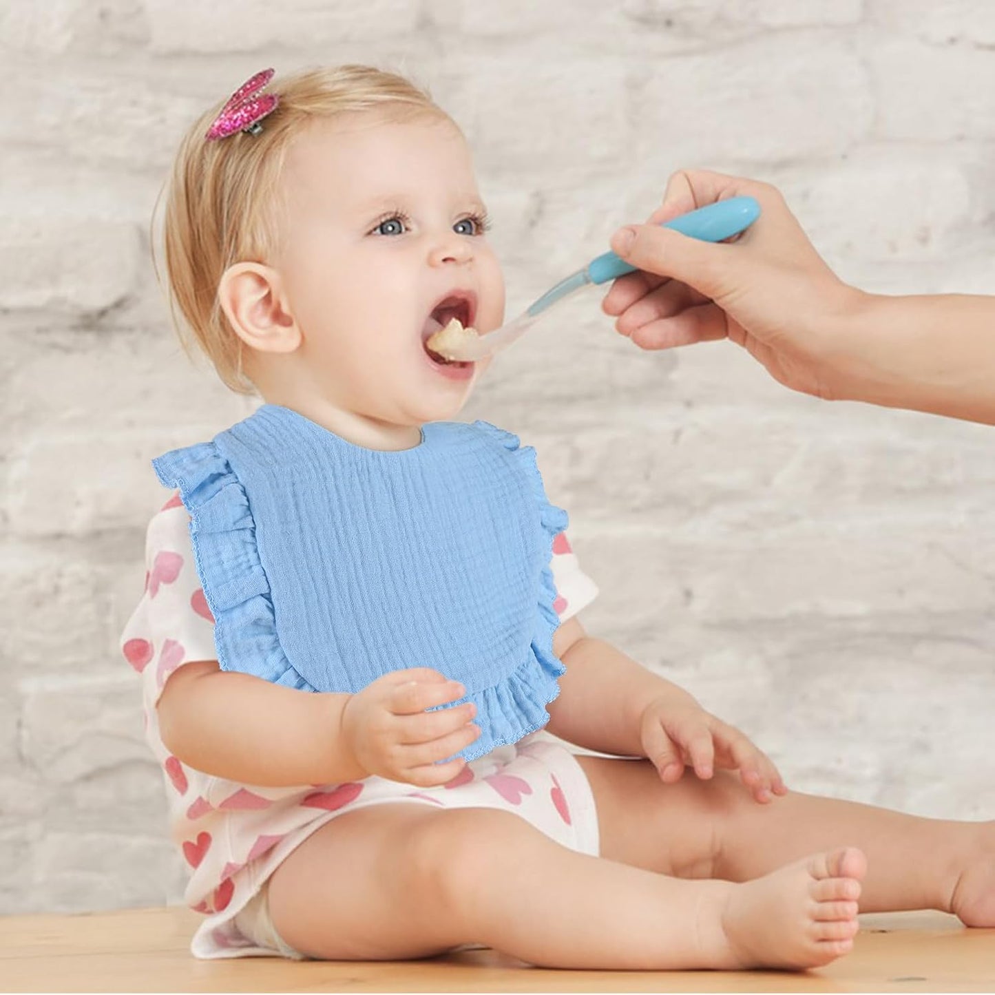 Accmor Muslin Baby Drool Bibs 6 Pack Baby Bandana Drool Bibs Soft Cotton Baby Bandana Bibs for Teething Drooling