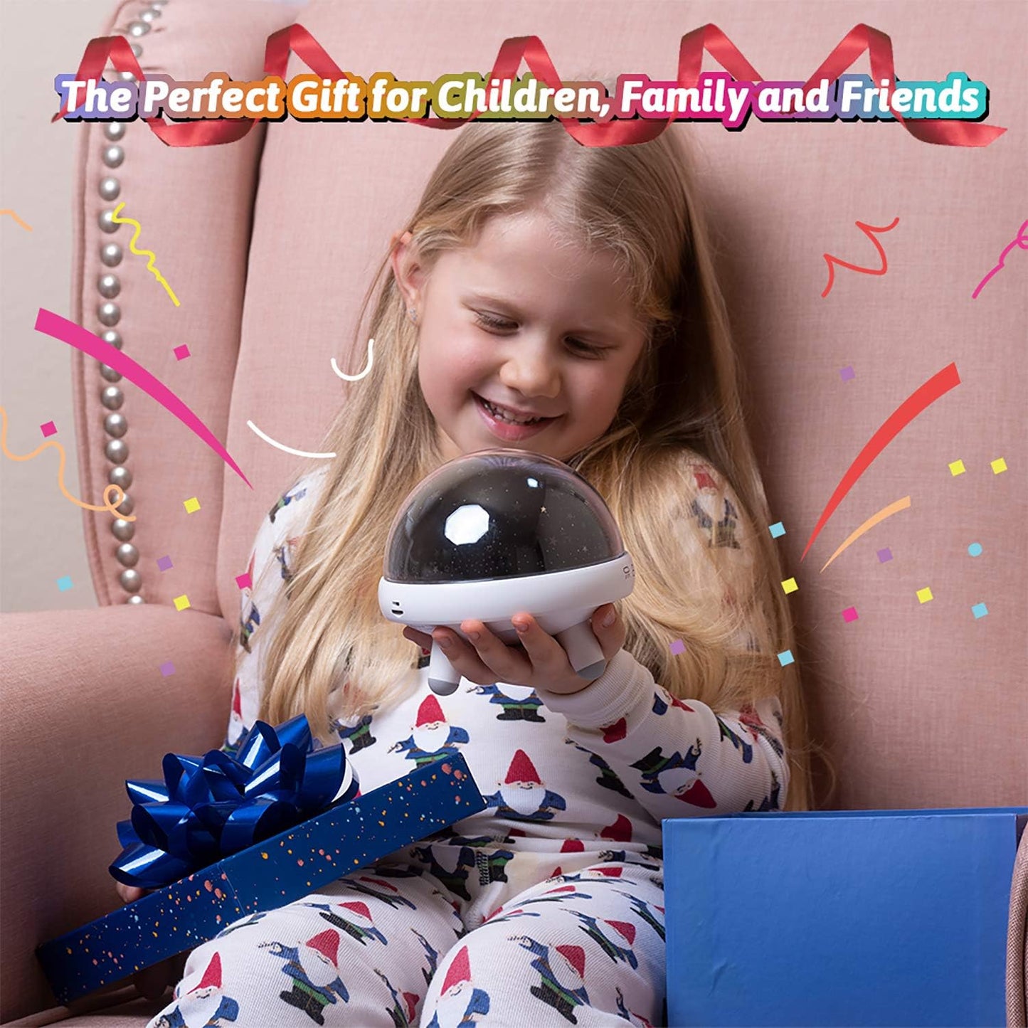 YACHANCE Night Light for Kids Room with Sound Machine Baby Night Light Star Projector White Noise Machine for Sleeping Soother Nursery Lamp 9 Natural Sounds 20 Lullabies with Remote Timer