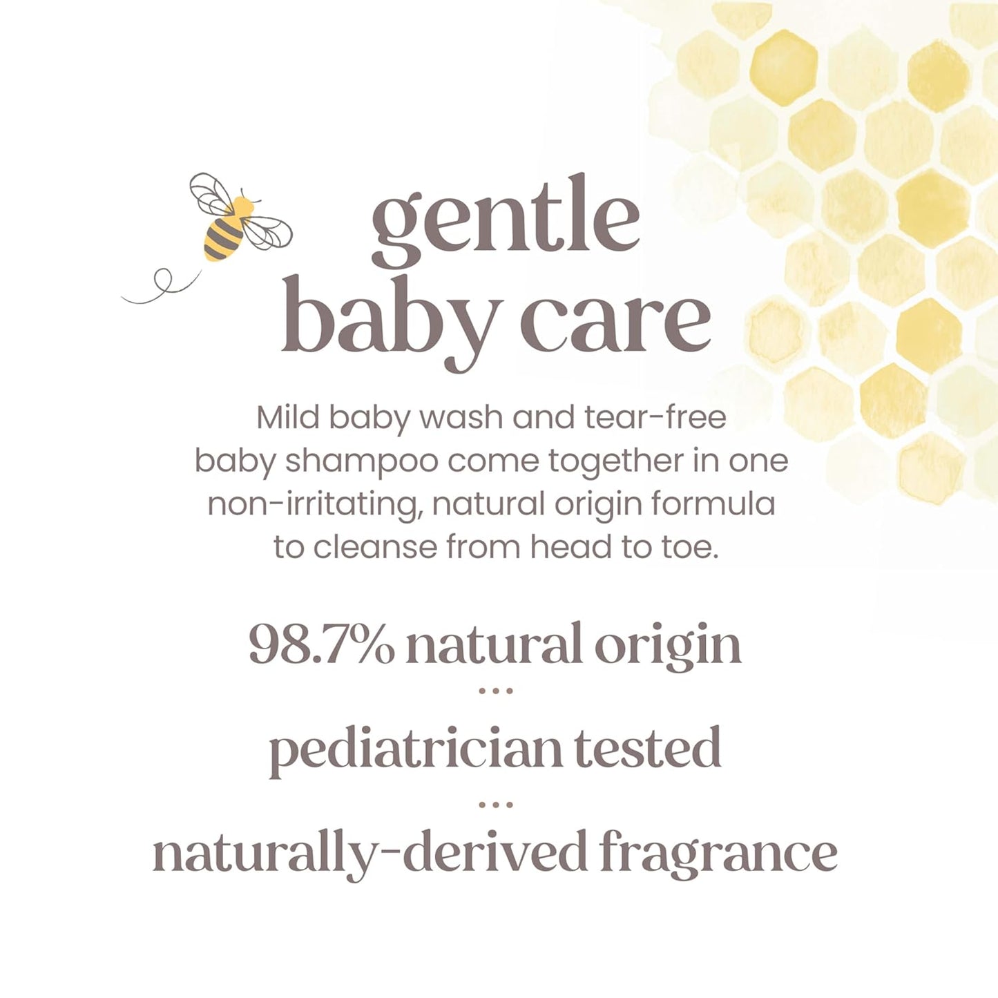 Baby Shampoo & Wash, Burt's Bees Tear Free Soap, Baby Care, Original, 21 Ounce (Packaging May Vary)