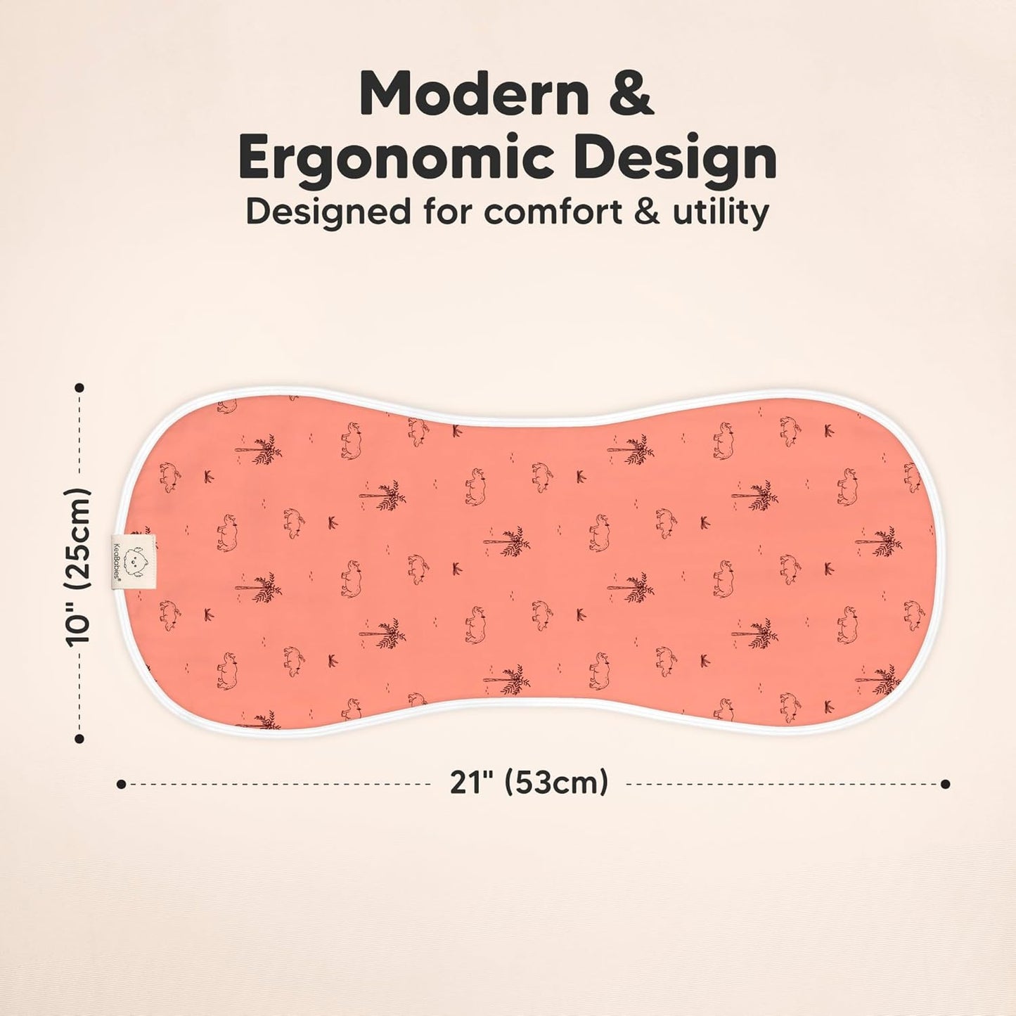 5-Pack Muslin Burp Cloths Baby Boy, Girl - Very Absorbent Baby Burp Cloth Rags, 8-Layers Viscose Derived from Bamboo Cotton Muslin Towel, Super Soft Spit Up Rags, No Shrink Washcloths (Wildscape)