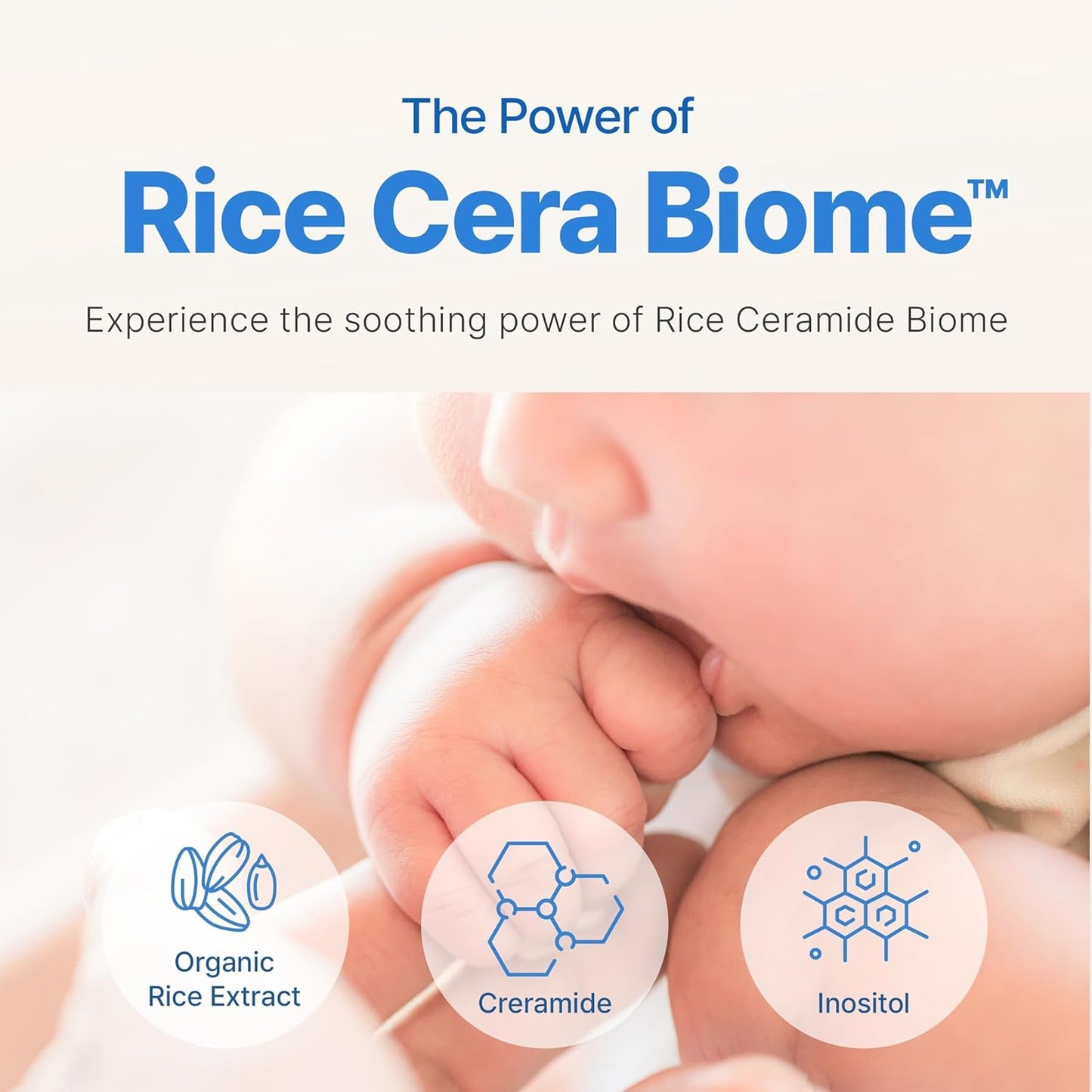 BEBESUP- Head to Toe Wash Baby Shampoo | Korean Skincare for Sensitive & Atopic Skin Organic Rice Cera Biome Hypoallergenic Coconut-Derived Cleanser Head to Toe Use 10.14 fl oz